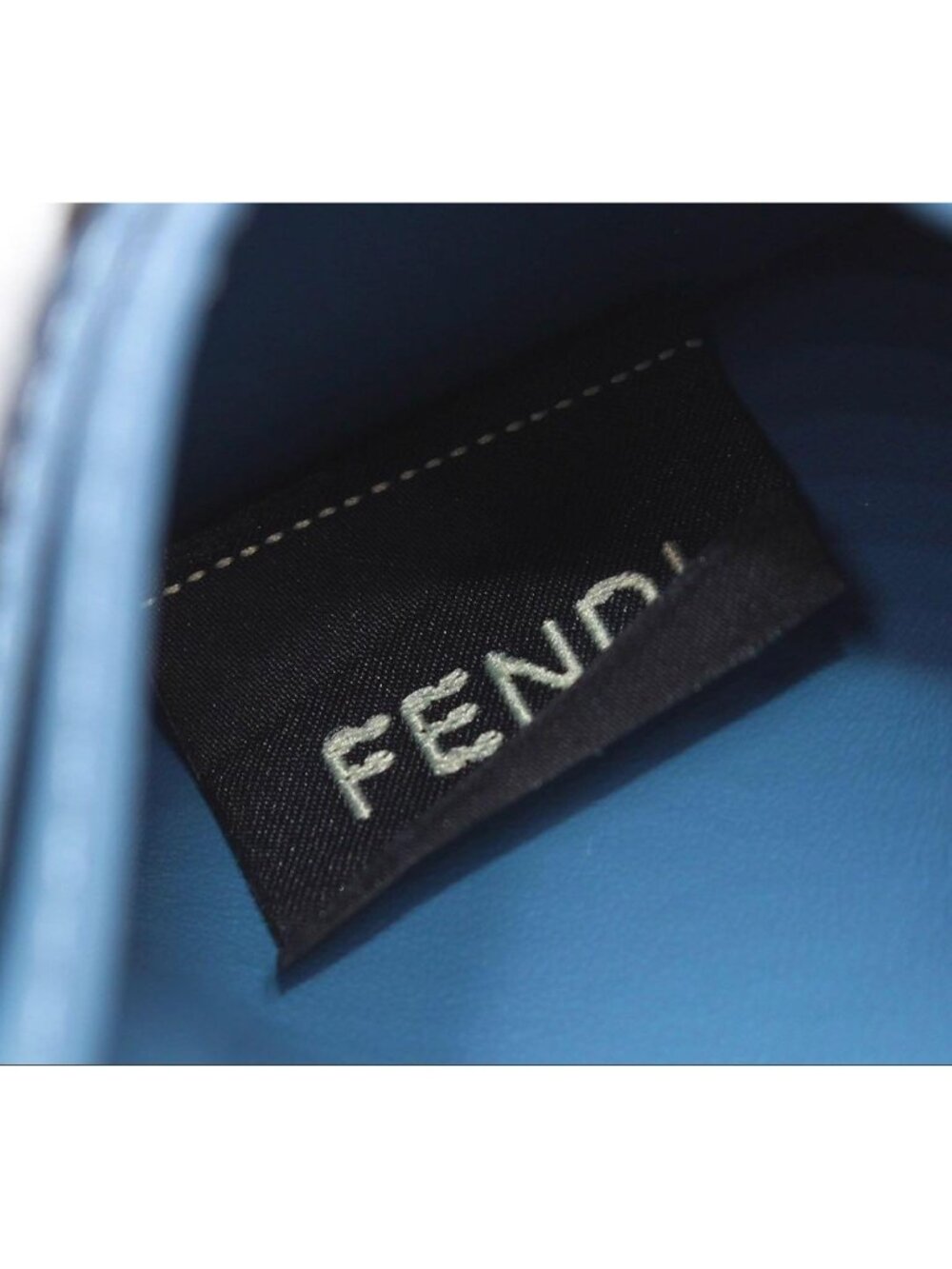 Fendi Baguette FF Jacquard Card Case Business Holder - Picture 7 of 7